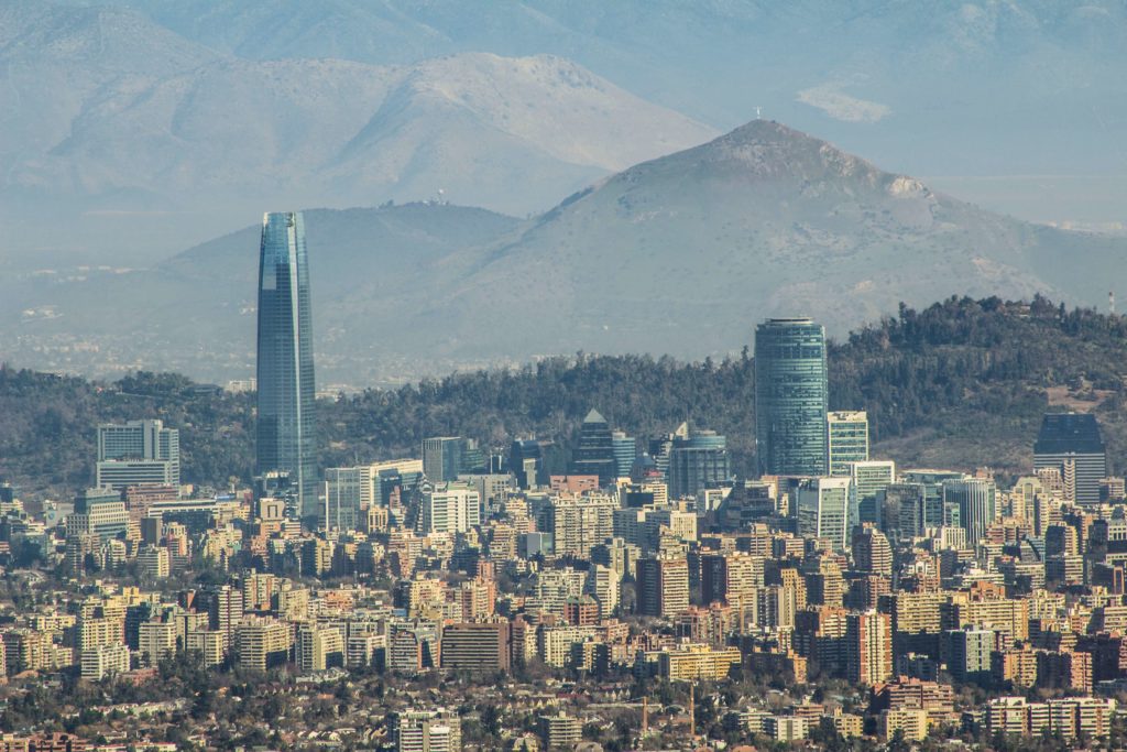 Photo aérienne de Santiago