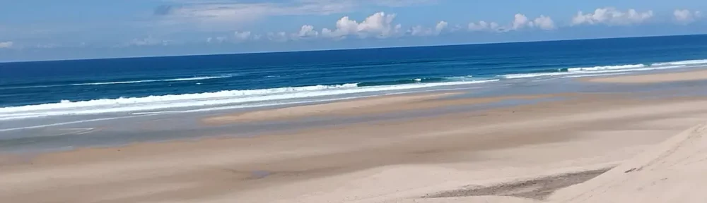 la plage d'Hourtin