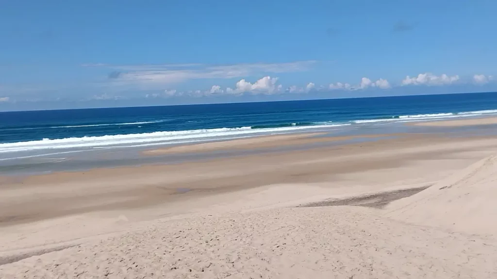 la plage d'Hourtin